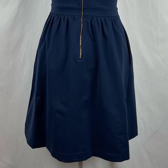 Cynthia Rowley  Dark Blue Fit & Flare Party Date Dress NWOT Size XS - Picture 6 of 11